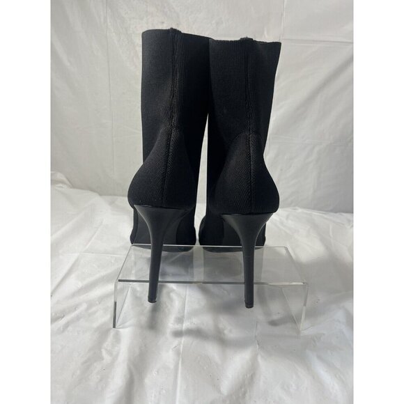 Charles by Charles David Women’s Black Knit Peep Toe Bootie Size 9.5 - Picture 9 of 15